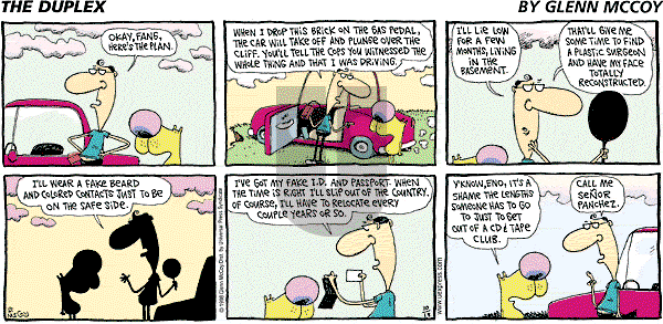 The Duplex on Sunday October 18, 1998 Comic Strip