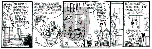 Monty on Monday March 27, 2006 Comic Strip