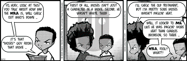 The Boondocks on Wednesday March 26, 2025 Comic Strip