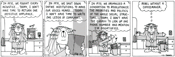 Cathy Classics on Monday January 25, 1993 Comic Strip