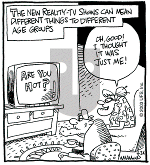 Reality Check - Monday March 24, 2003 Comic Strip