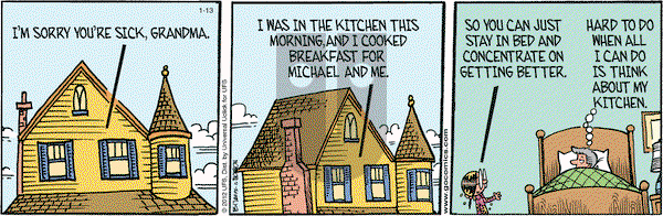 Grand Avenue on Tuesday January 13, 2015 Comic Strip
