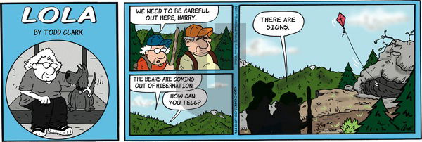 Lola on Sunday March 19, 2017 Comic Strip