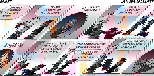 Frazz on Sunday January 2, 2005 Comic Strip