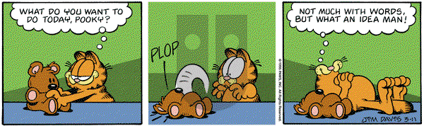 Garfield - Saturday March 11, 1995 Comic Strip