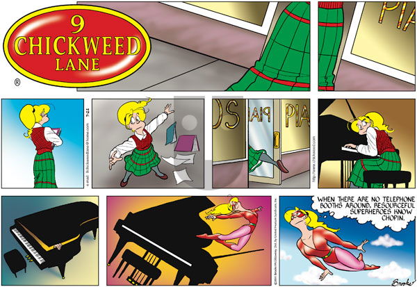 9 Chickweed Lane on Sunday July 22, 2001 Comic Strip