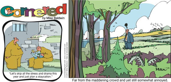 Cornered on Sunday July 20, 2014 Comic Strip