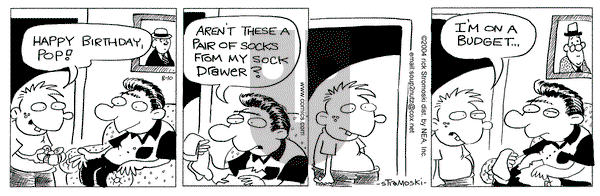 Soup to Nutz - Old on Tuesday August 10, 2004 Comic Strip
