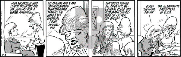 Doonesbury on Thursday August 6, 1987 Comic Strip