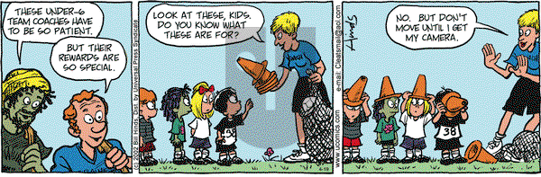 Cleats on Friday April 19, 2002 Comic Strip