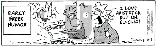Frank and Ernest - Wednesday June 9, 1999 Comic Strip