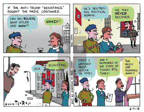 Ted Rall on Monday June 4, 2018 Comic Strip