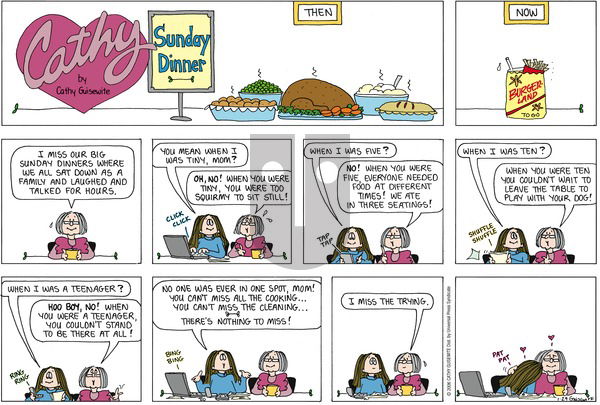 Cathy Classics on Sunday January 29, 2006 Comic Strip
