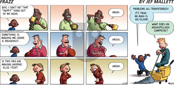 Frazz on Sunday February 28, 2016 Comic Strip