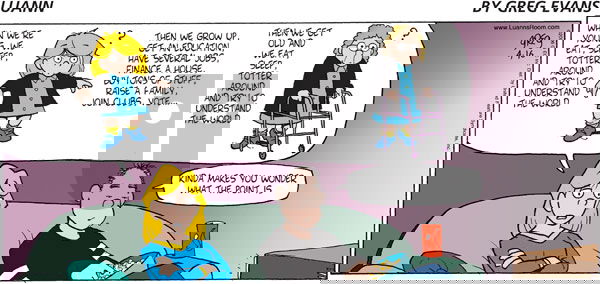 Luann on Sunday April 16, 2006 Comic Strip