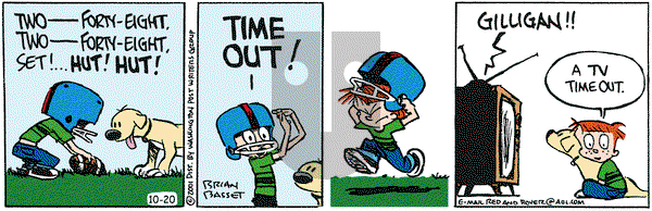 Red and Rover on Saturday October 20, 2001 Comic Strip