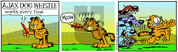 Garfield on Friday February 24, 1989 Comic Strip