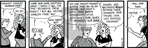 Clear Blue Water on Tuesday July 3, 2007 Comic Strip