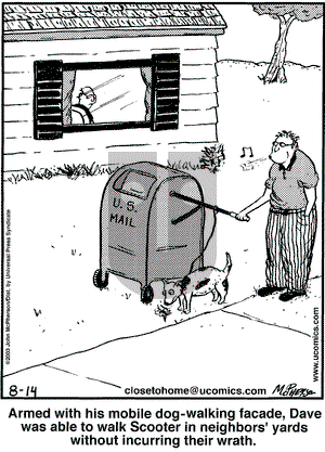 Close to Home on Thursday August 14, 2003 Comic Strip