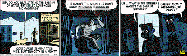 Rip Haywire on Monday September 25, 2017 Comic Strip