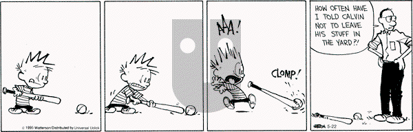 Calvin and Hobbes on Friday May 22, 2015 Comic Strip