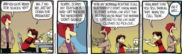 The Buckets on Thursday February 22, 2018 Comic Strip