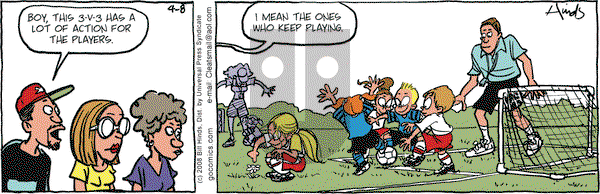 Cleats on Tuesday April 8, 2008 Comic Strip