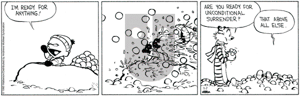Calvin and Hobbes - Tuesday January 7, 2025 Comic Strip