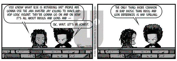 The Boondocks on Wednesday November 13, 2002 Comic Strip