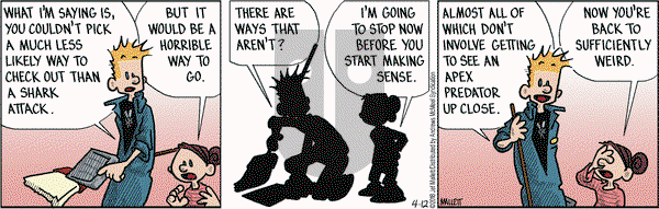 Frazz on Thursday April 12, 2018 Comic Strip