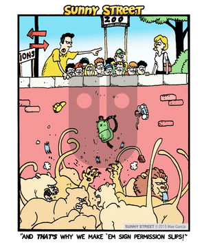 Sunny Street on Monday February 22, 2016 Comic Strip