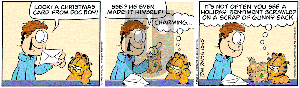 Garfield on Monday December 15, 2008 Comic Strip