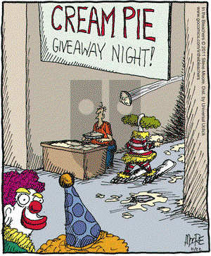 In the Bleachers on Tuesday November 22, 2011 Comic Strip