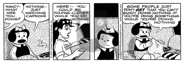 Nancy on Thursday February 1, 2007 Comic Strip