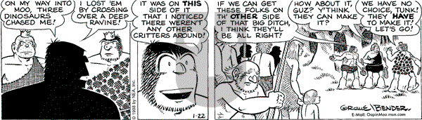 Alley Oop on Thursday January 22, 1998 Comic Strip