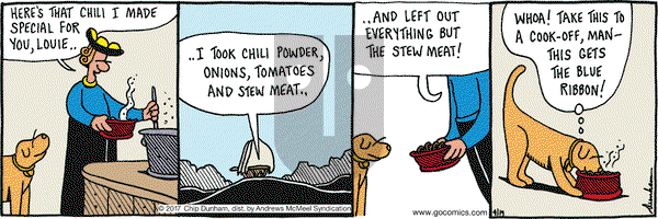 Overboard on Wednesday April 19, 2017 Comic Strip