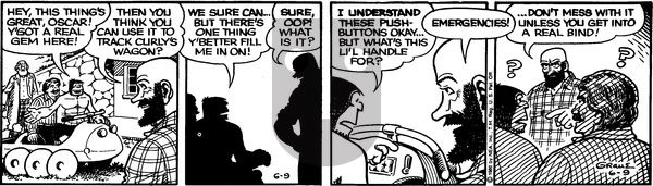 Alley Oop on Monday June 9, 1980 Comic Strip