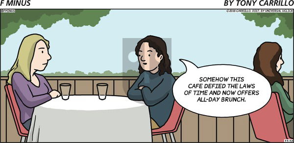 F Minus on Sunday November 13, 2016 Comic Strip