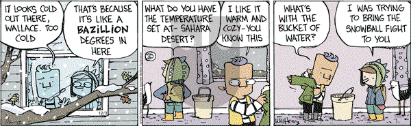 Wallace the Brave on Wednesday December 3, 2025 Comic Strip