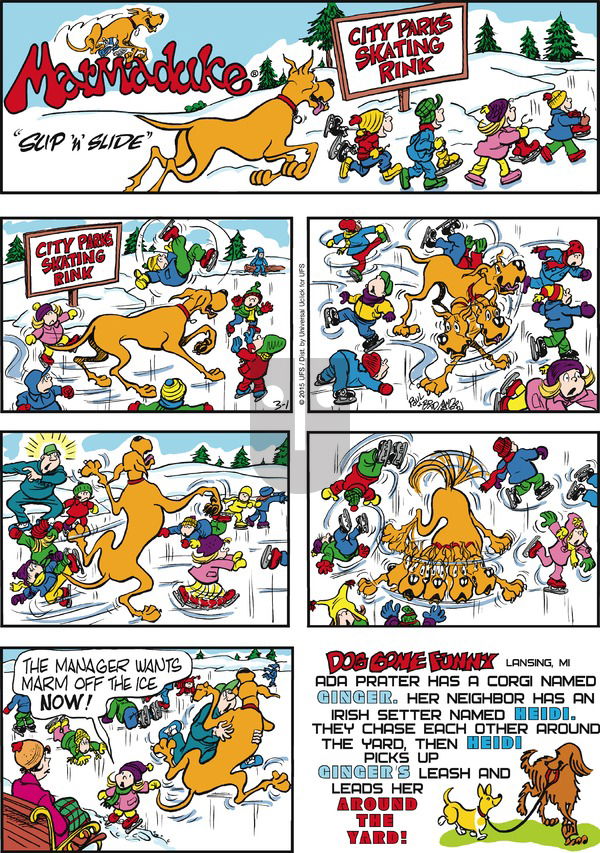 Marmaduke on Sunday March 1, 2015 Comic Strip