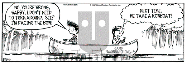Grand Avenue on Wednesday July 25, 2007 Comic Strip