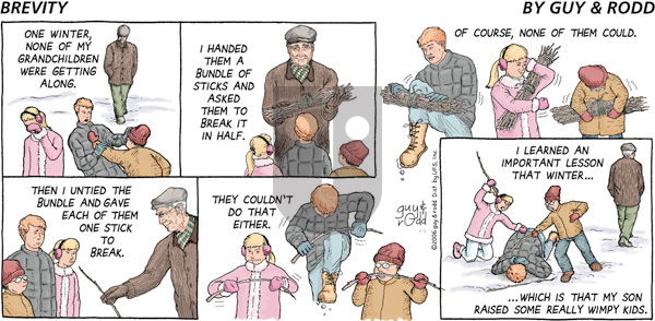 Brevity on Sunday January 1, 2006 Comic Strip