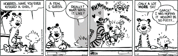 Calvin and Hobbes on Thursday January 2, 1986 Comic Strip