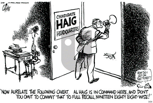 Pat Oliphant on Tuesday March 24, 1987 Comic Strip