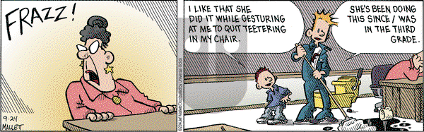 Frazz - Wednesday September 24, 2014 Comic Strip