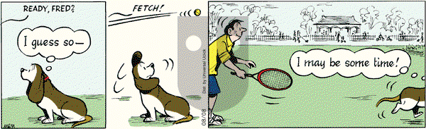 Fred Basset on Wednesday August 8, 2012 Comic Strip
