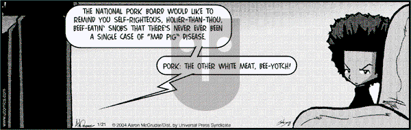 The Boondocks on Saturday August 24, 2013 Comic Strip