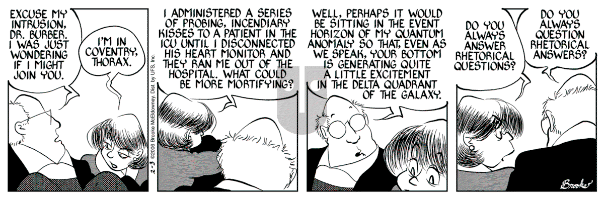 9 Chickweed Lane - Thursday February 3, 2005 Comic Strip