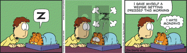 Garfield on Monday March 25, 2013 Comic Strip