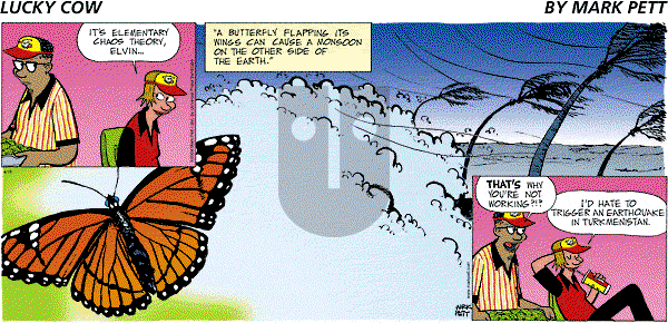 Lucky Cow on Sunday April 20, 2025 Comic Strip